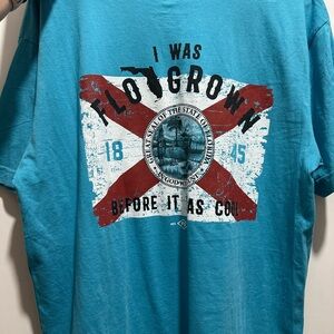 FloGrown Blue Graphic T-Shirt